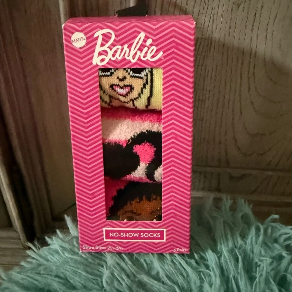 Barbie No-Show Socks Set